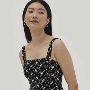 Love Bonito Felice Padded Embroidered Bustier Top size SM